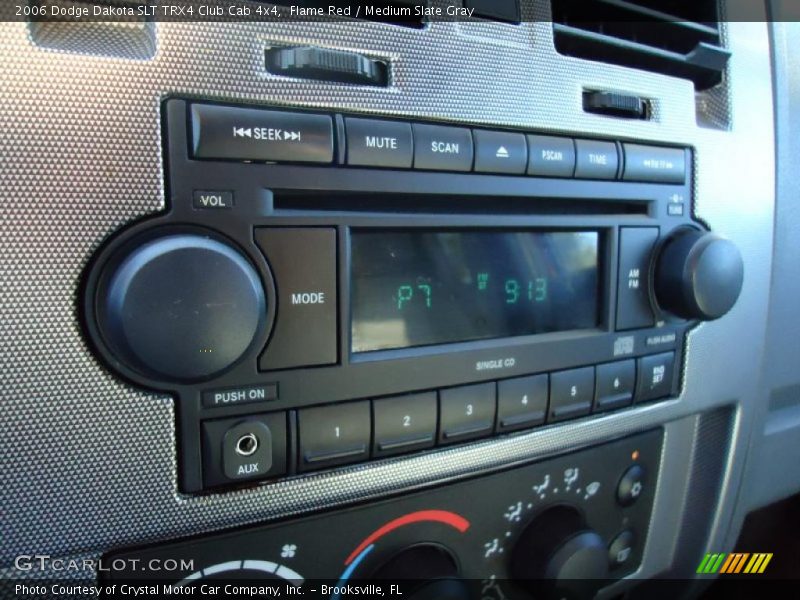 Flame Red / Medium Slate Gray 2006 Dodge Dakota SLT TRX4 Club Cab 4x4