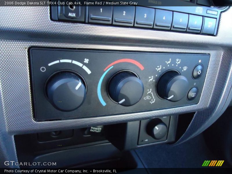 Flame Red / Medium Slate Gray 2006 Dodge Dakota SLT TRX4 Club Cab 4x4
