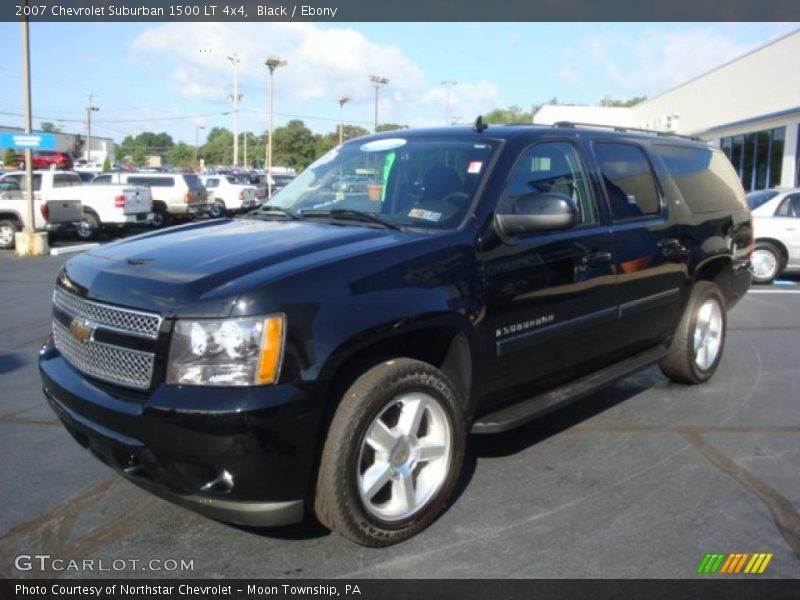 Black / Ebony 2007 Chevrolet Suburban 1500 LT 4x4