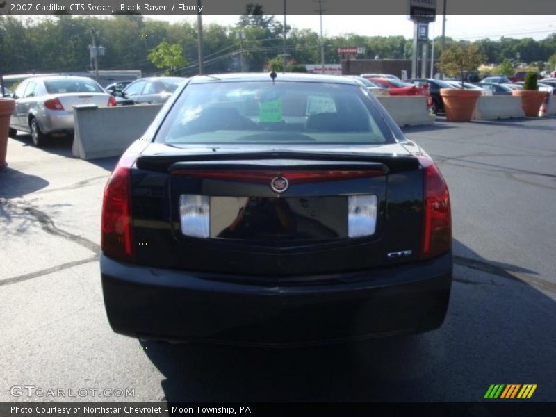 Black Raven / Ebony 2007 Cadillac CTS Sedan