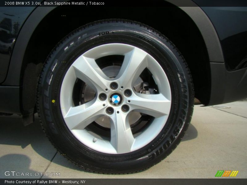 Black Sapphire Metallic / Tobacco 2008 BMW X5 3.0si