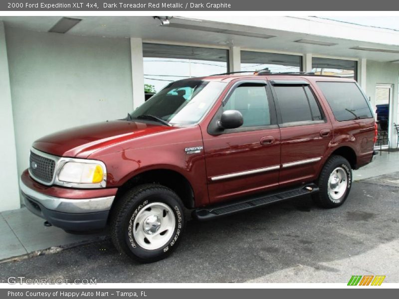 Dark Toreador Red Metallic / Dark Graphite 2000 Ford Expedition XLT 4x4