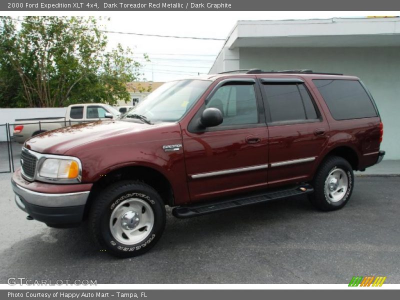 Dark Toreador Red Metallic / Dark Graphite 2000 Ford Expedition XLT 4x4