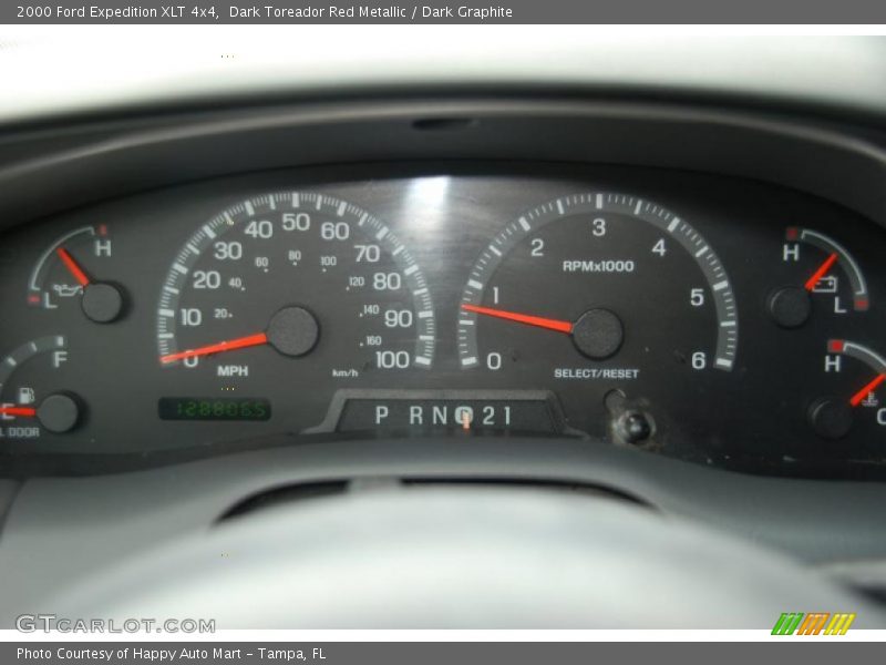 Dark Toreador Red Metallic / Dark Graphite 2000 Ford Expedition XLT 4x4