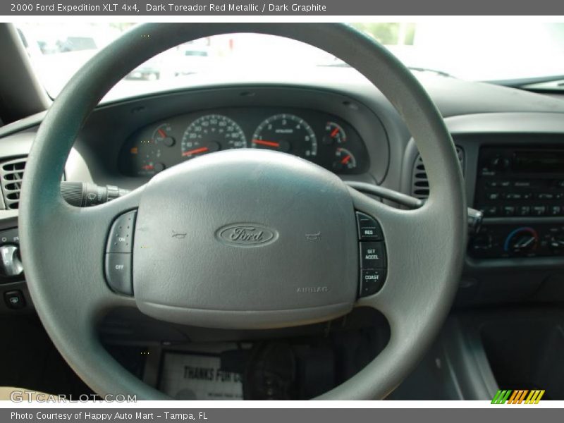 Dark Toreador Red Metallic / Dark Graphite 2000 Ford Expedition XLT 4x4