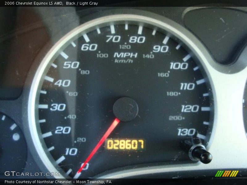 Black / Light Gray 2006 Chevrolet Equinox LS AWD