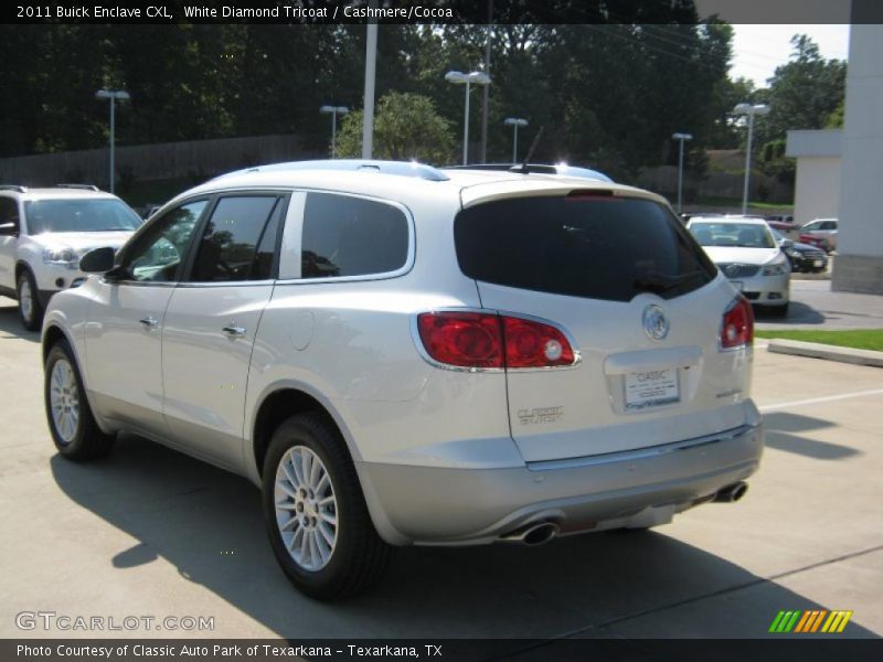 White Diamond Tricoat / Cashmere/Cocoa 2011 Buick Enclave CXL