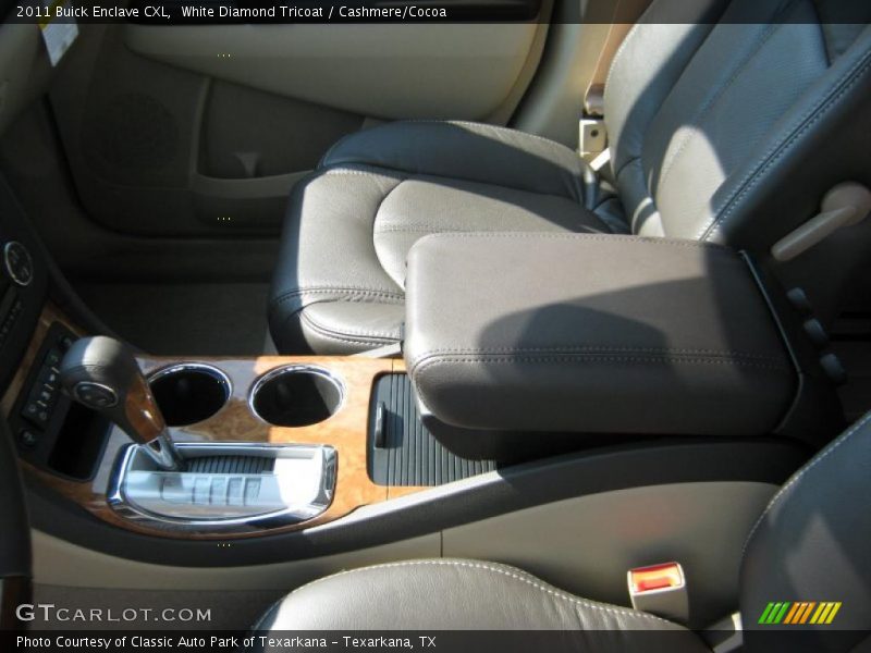 White Diamond Tricoat / Cashmere/Cocoa 2011 Buick Enclave CXL