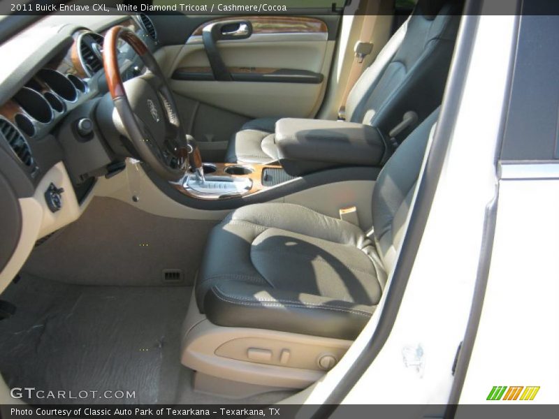 White Diamond Tricoat / Cashmere/Cocoa 2011 Buick Enclave CXL