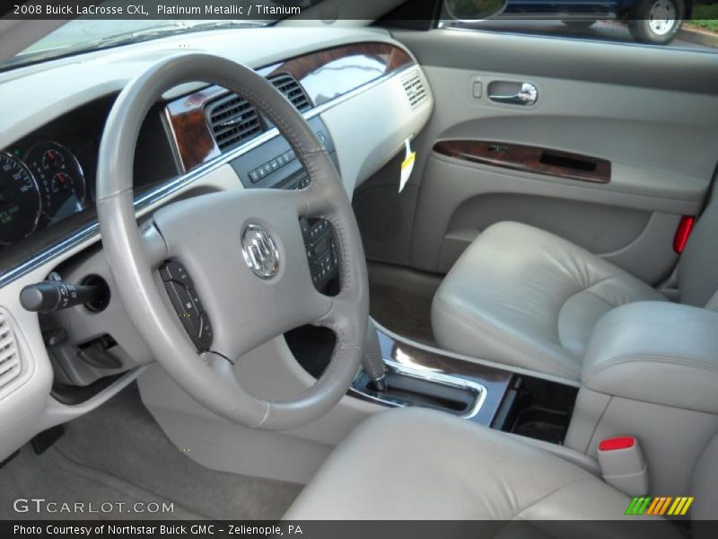 Platinum Metallic / Titanium 2008 Buick LaCrosse CXL