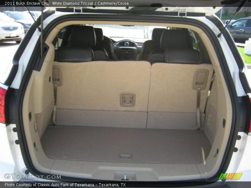 White Diamond Tricoat / Cashmere/Cocoa 2011 Buick Enclave CXL