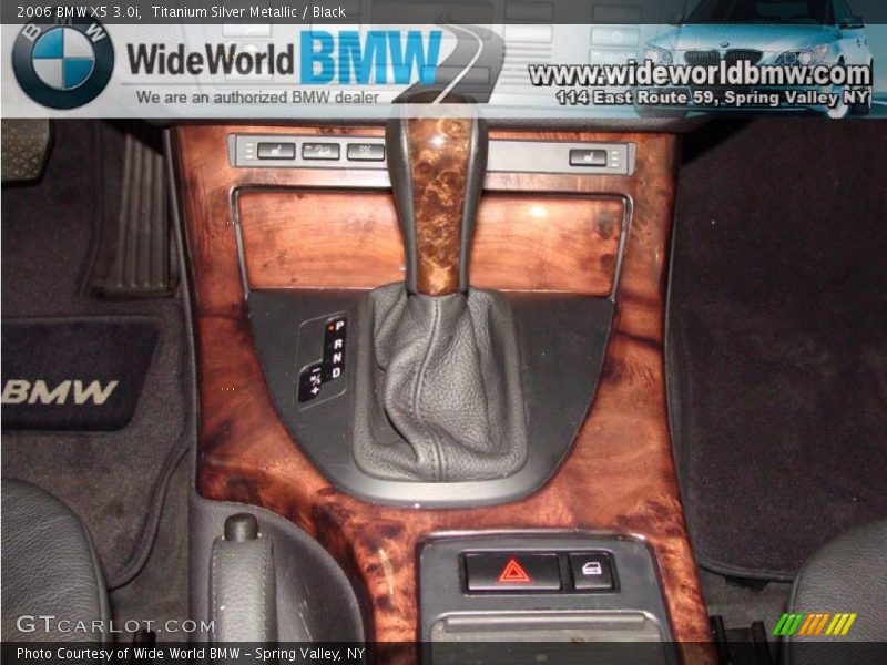 Titanium Silver Metallic / Black 2006 BMW X5 3.0i