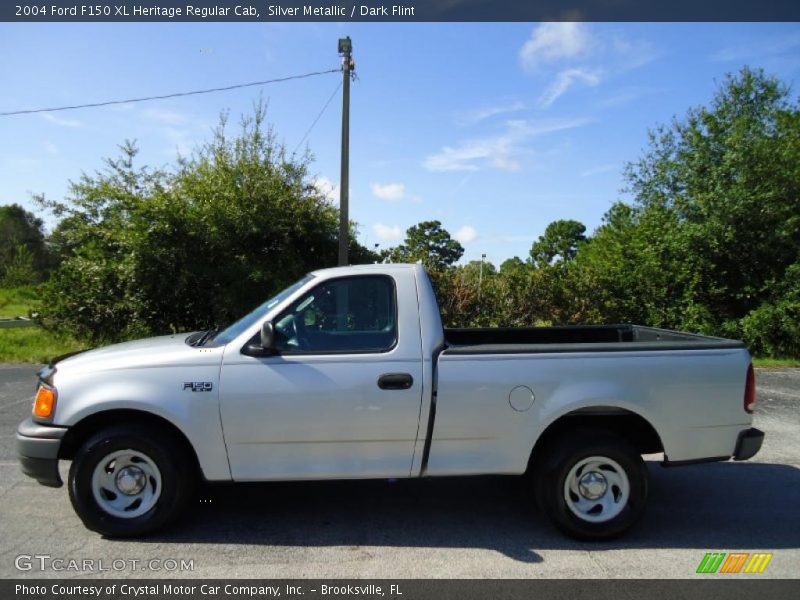 Silver Metallic / Dark Flint 2004 Ford F150 XL Heritage Regular Cab