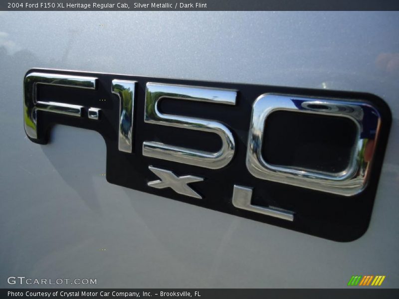 Silver Metallic / Dark Flint 2004 Ford F150 XL Heritage Regular Cab