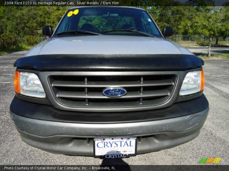 Silver Metallic / Dark Flint 2004 Ford F150 XL Heritage Regular Cab