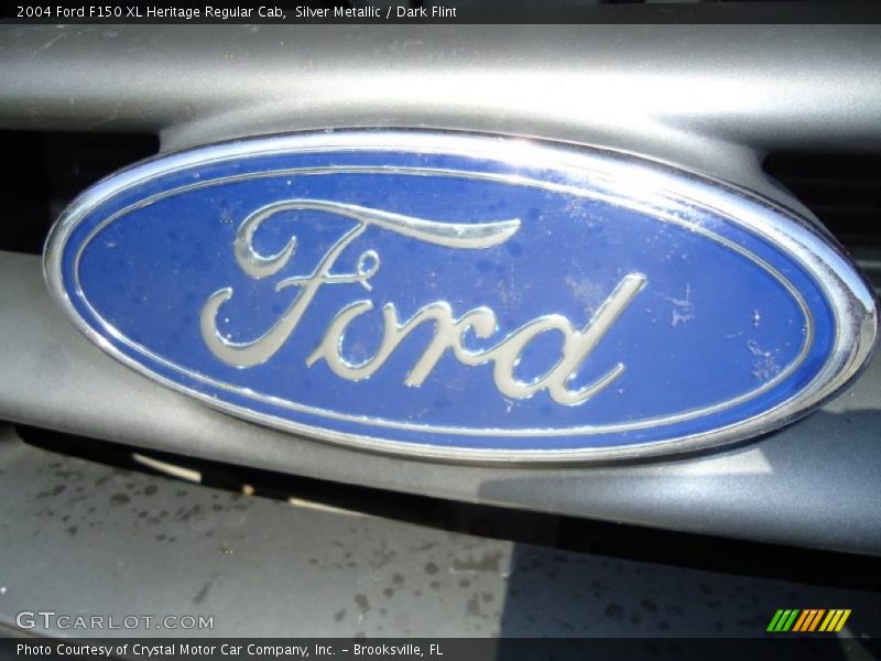 Silver Metallic / Dark Flint 2004 Ford F150 XL Heritage Regular Cab