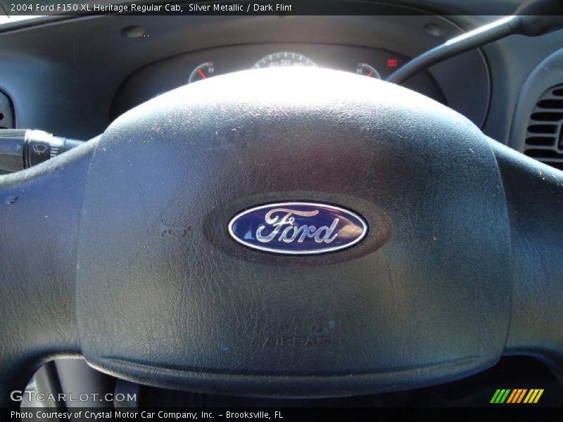 Silver Metallic / Dark Flint 2004 Ford F150 XL Heritage Regular Cab