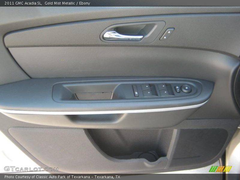 Gold Mist Metallic / Ebony 2011 GMC Acadia SL