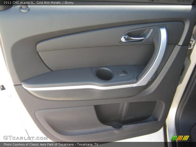 Gold Mist Metallic / Ebony 2011 GMC Acadia SL