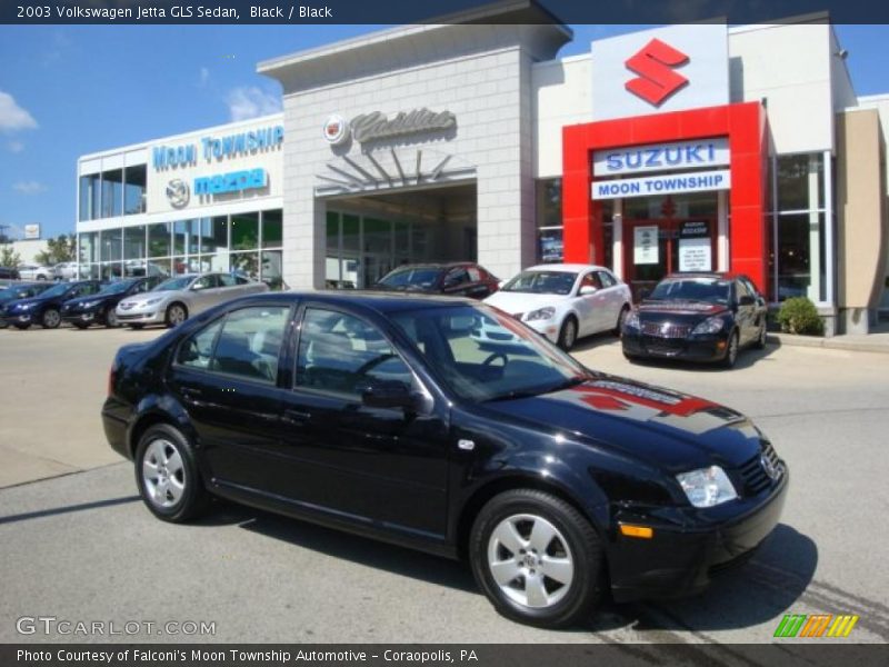 Black / Black 2003 Volkswagen Jetta GLS Sedan