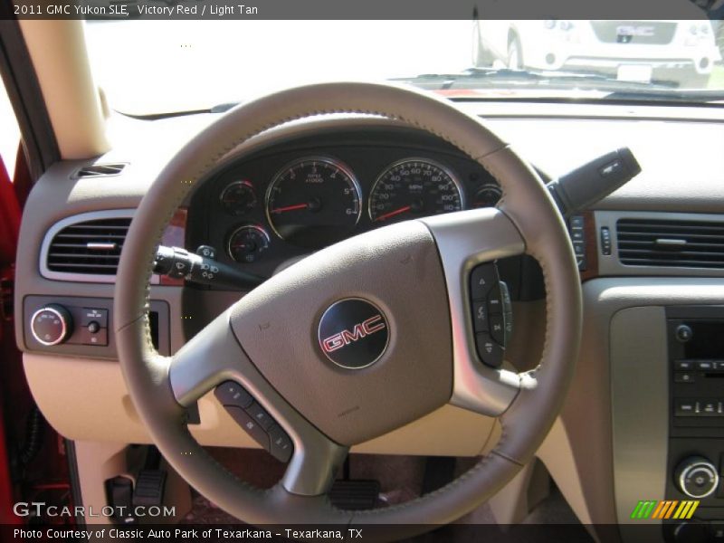 Victory Red / Light Tan 2011 GMC Yukon SLE