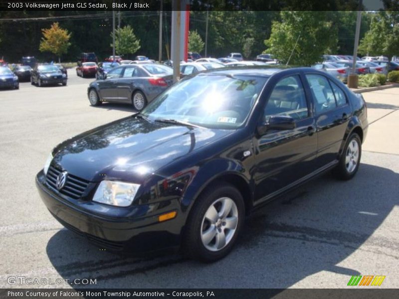 Black / Black 2003 Volkswagen Jetta GLS Sedan
