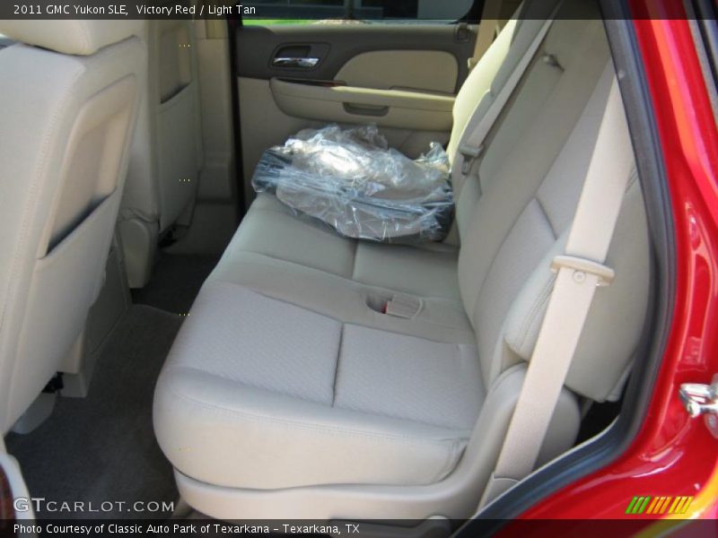 Victory Red / Light Tan 2011 GMC Yukon SLE