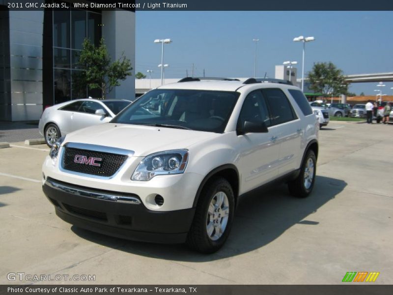 White Diamond Tintcoat / Light Titanium 2011 GMC Acadia SL