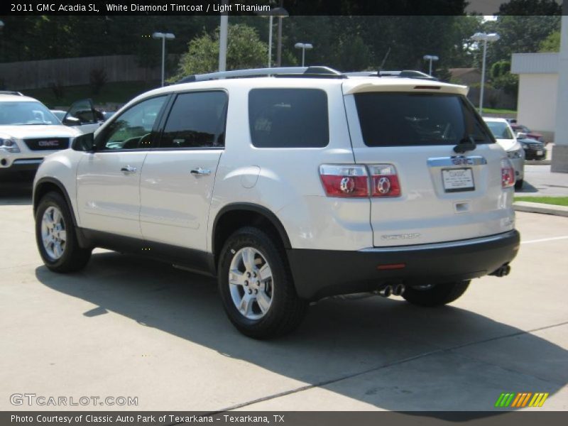 White Diamond Tintcoat / Light Titanium 2011 GMC Acadia SL