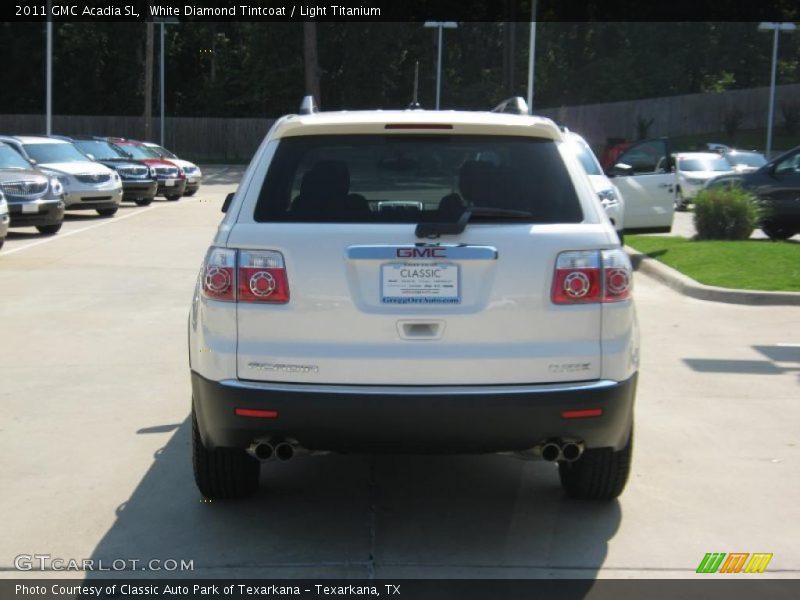 White Diamond Tintcoat / Light Titanium 2011 GMC Acadia SL