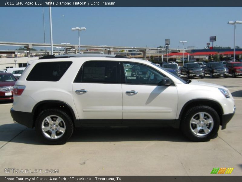 White Diamond Tintcoat / Light Titanium 2011 GMC Acadia SL