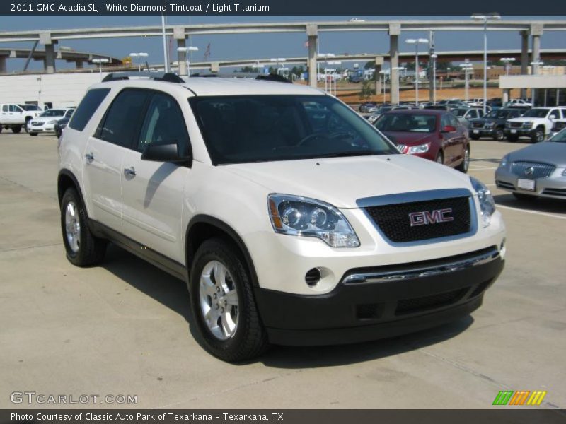 White Diamond Tintcoat / Light Titanium 2011 GMC Acadia SL