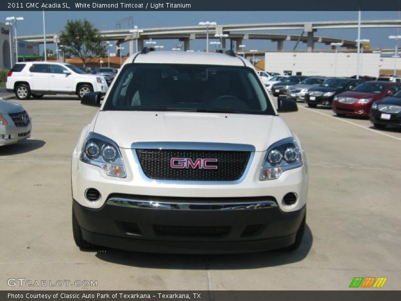 White Diamond Tintcoat / Light Titanium 2011 GMC Acadia SL