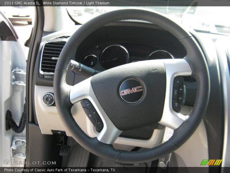 White Diamond Tintcoat / Light Titanium 2011 GMC Acadia SL