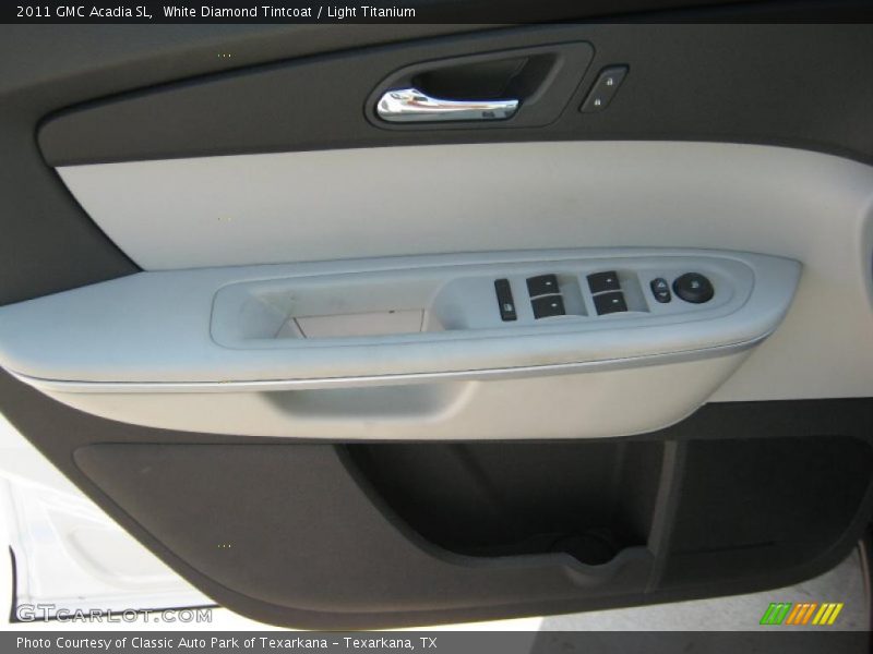 White Diamond Tintcoat / Light Titanium 2011 GMC Acadia SL