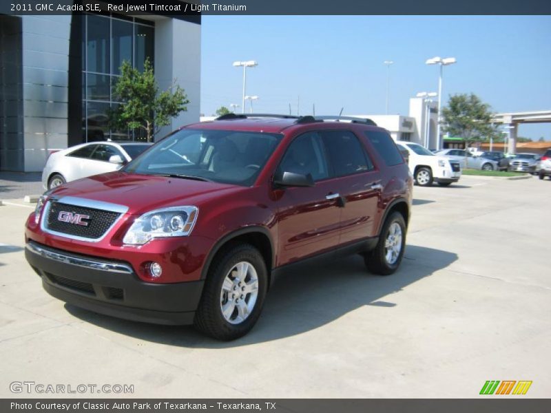 Red Jewel Tintcoat / Light Titanium 2011 GMC Acadia SLE