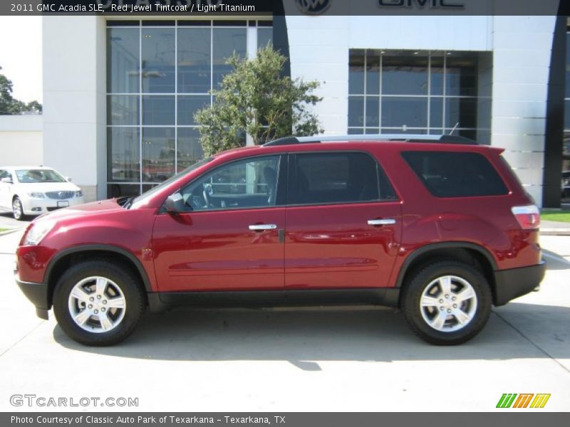Red Jewel Tintcoat / Light Titanium 2011 GMC Acadia SLE
