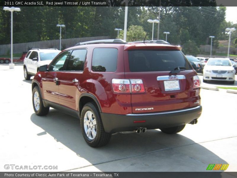 Red Jewel Tintcoat / Light Titanium 2011 GMC Acadia SLE