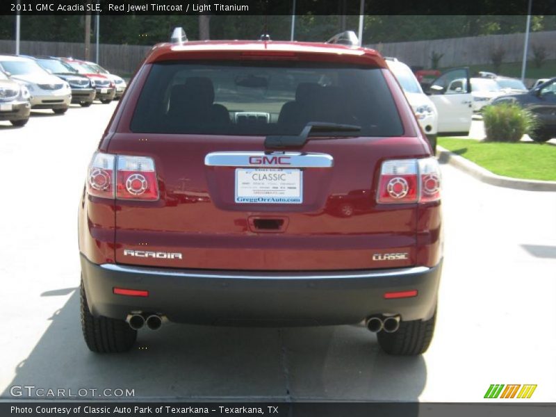 Red Jewel Tintcoat / Light Titanium 2011 GMC Acadia SLE