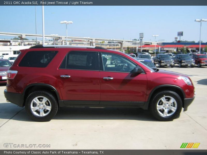 Red Jewel Tintcoat / Light Titanium 2011 GMC Acadia SLE
