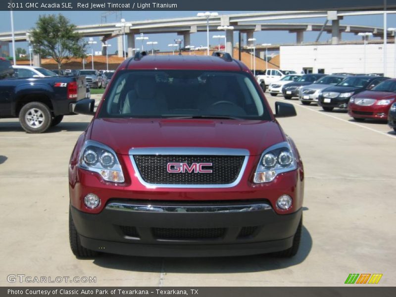 Red Jewel Tintcoat / Light Titanium 2011 GMC Acadia SLE