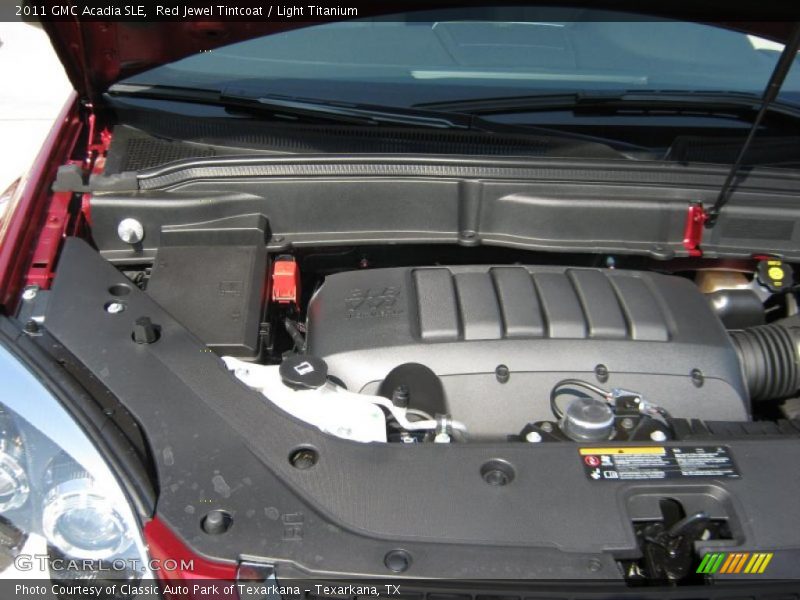 Red Jewel Tintcoat / Light Titanium 2011 GMC Acadia SLE