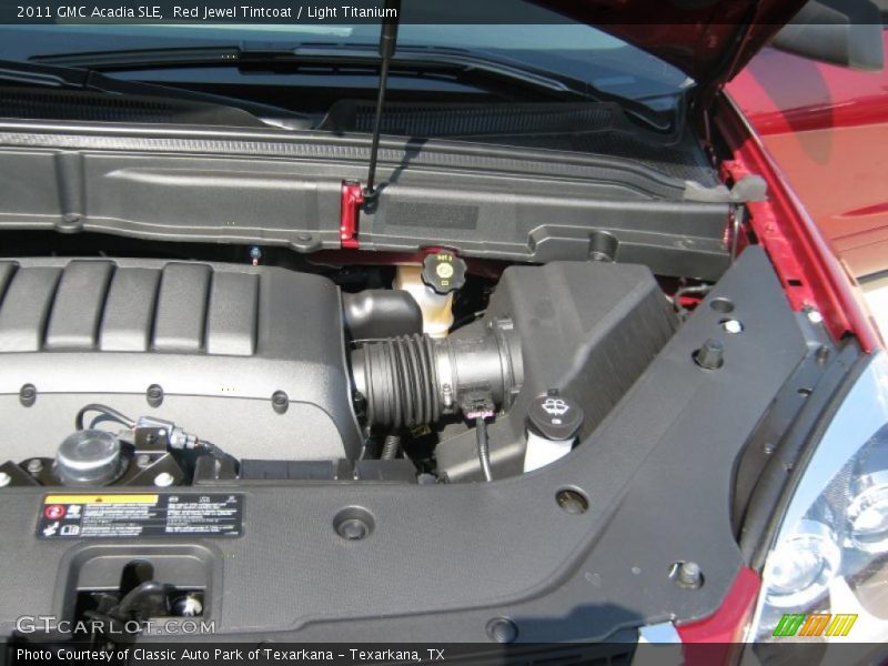 Red Jewel Tintcoat / Light Titanium 2011 GMC Acadia SLE