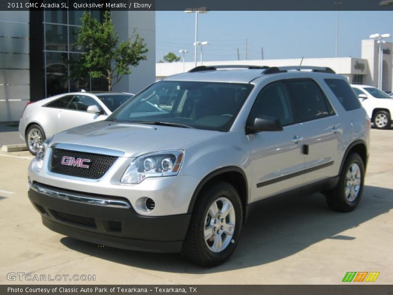 Quicksilver Metallic / Ebony 2011 GMC Acadia SL