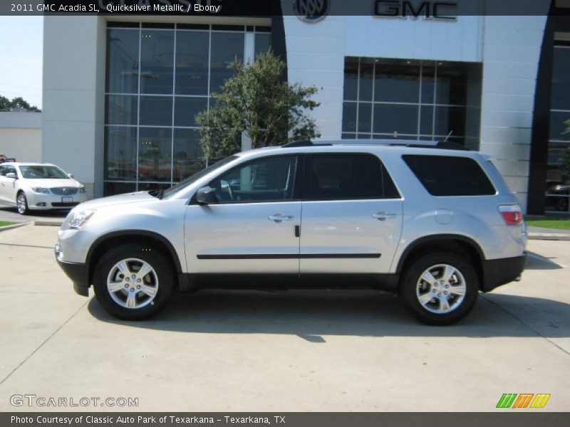 Quicksilver Metallic / Ebony 2011 GMC Acadia SL