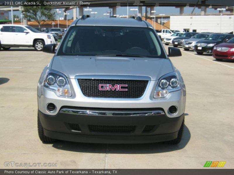 Quicksilver Metallic / Ebony 2011 GMC Acadia SL