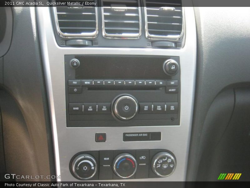Quicksilver Metallic / Ebony 2011 GMC Acadia SL