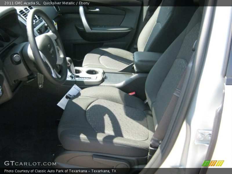 Quicksilver Metallic / Ebony 2011 GMC Acadia SL