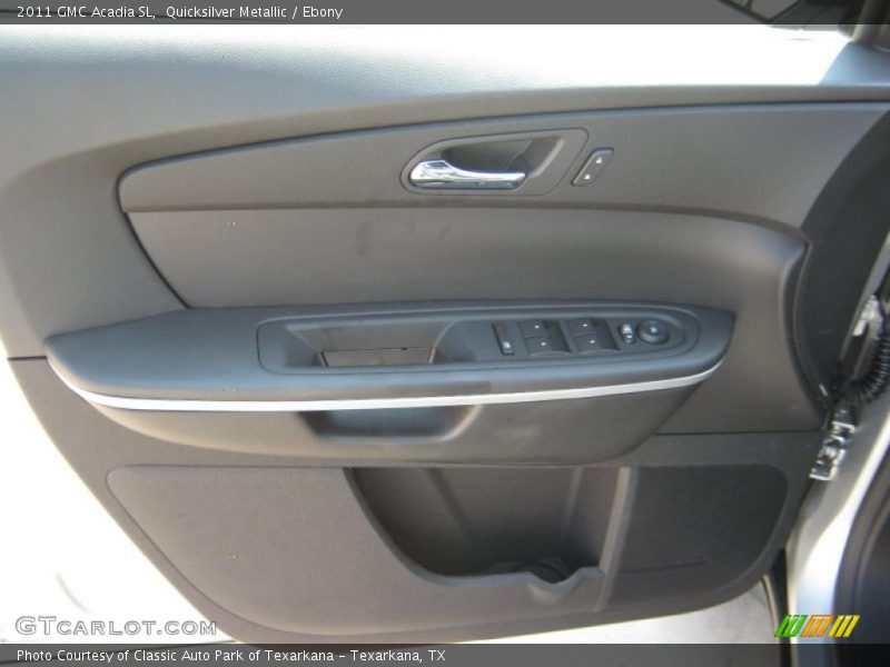 Quicksilver Metallic / Ebony 2011 GMC Acadia SL
