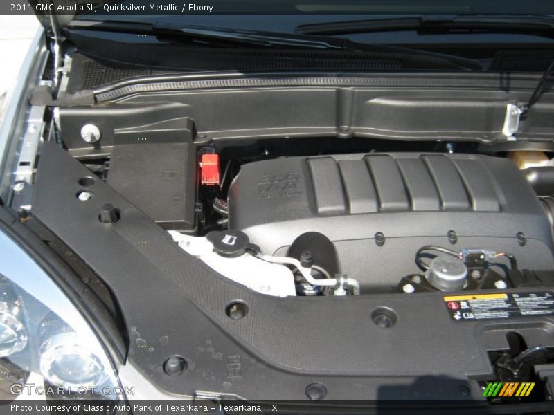 Quicksilver Metallic / Ebony 2011 GMC Acadia SL